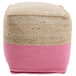 Pouf rosa 44 x 44 cm KIRAMA