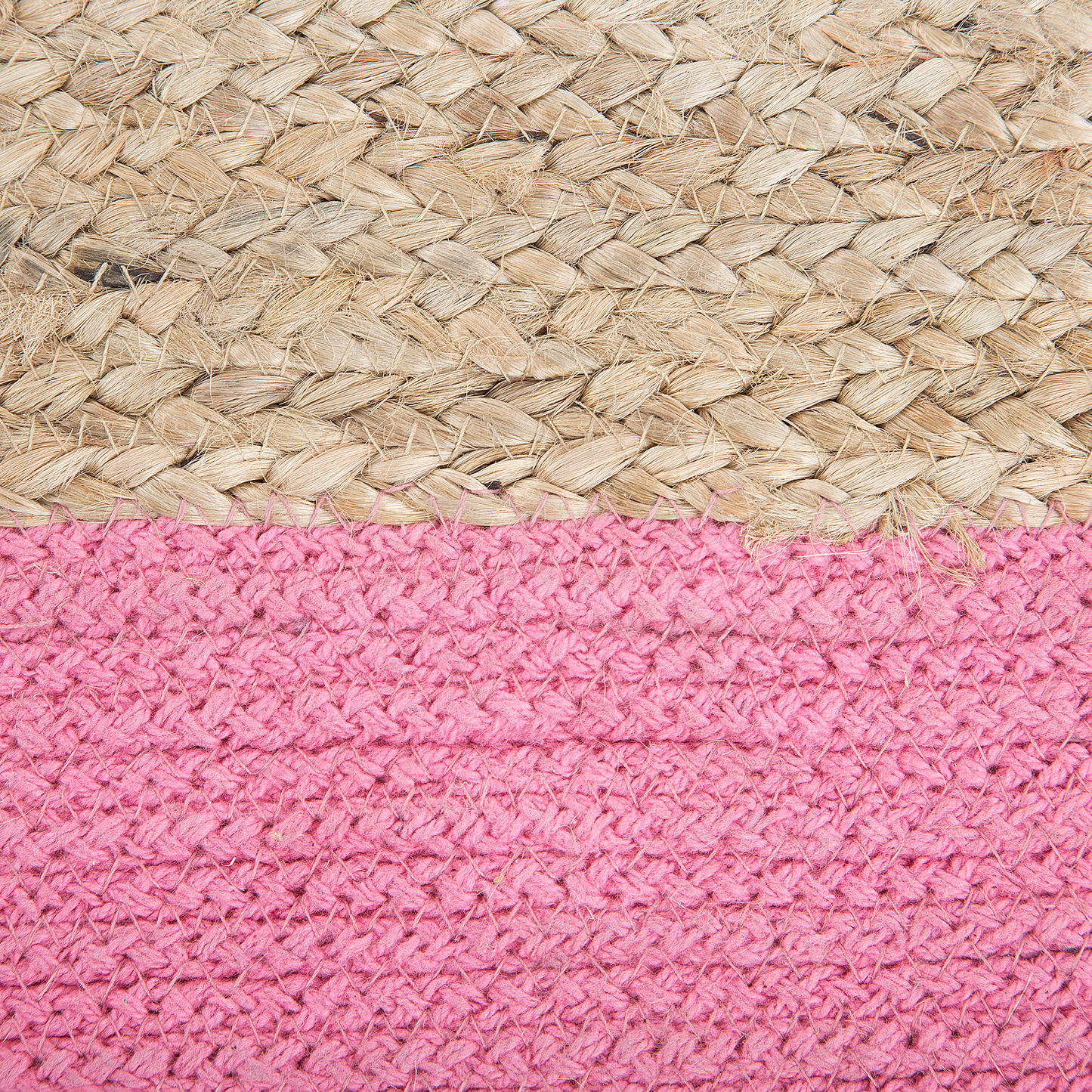 Pouf rosa 44 x 44 cm KIRAMA