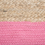 Pouf rosa 44 x 44 cm KIRAMA