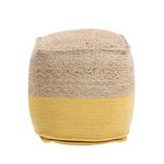 Pouf gelb 44 x 44 cm KIRAMA