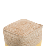 Pouf gelb 44 x 44 cm KIRAMA