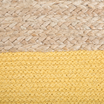 Pouf gelb 44 x 44 cm KIRAMA