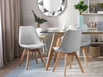 Esszimmerstuhl 2er Set DAKOTA II Hellgrau