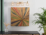 Wandobjekt CANCUN Holz 70 cm Braun