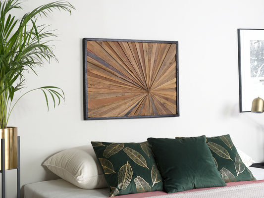 Wandobjekt MERIDA Holz 60 cm Braun