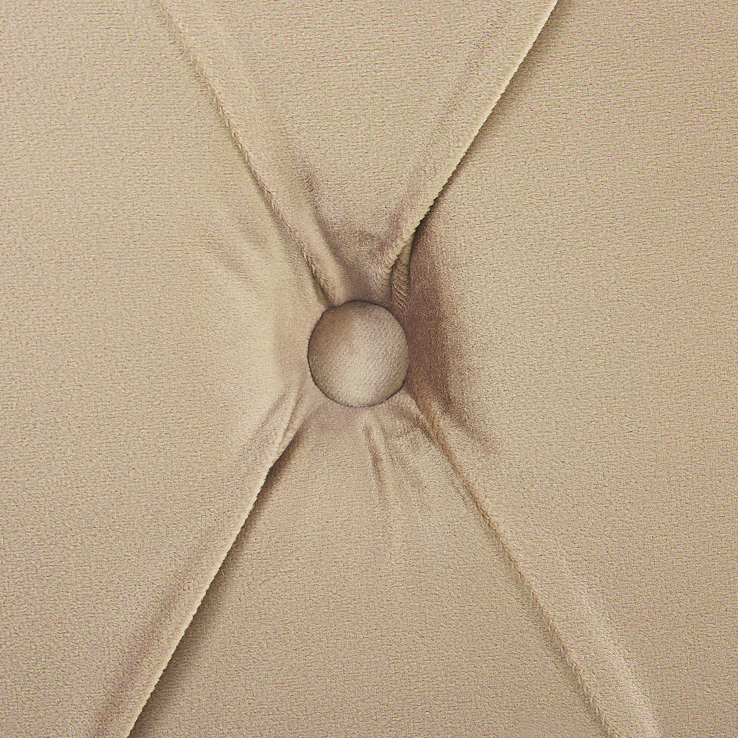 Bett mit Lattenrost Samtstoff AVALLON 180 x 200 cm Beige