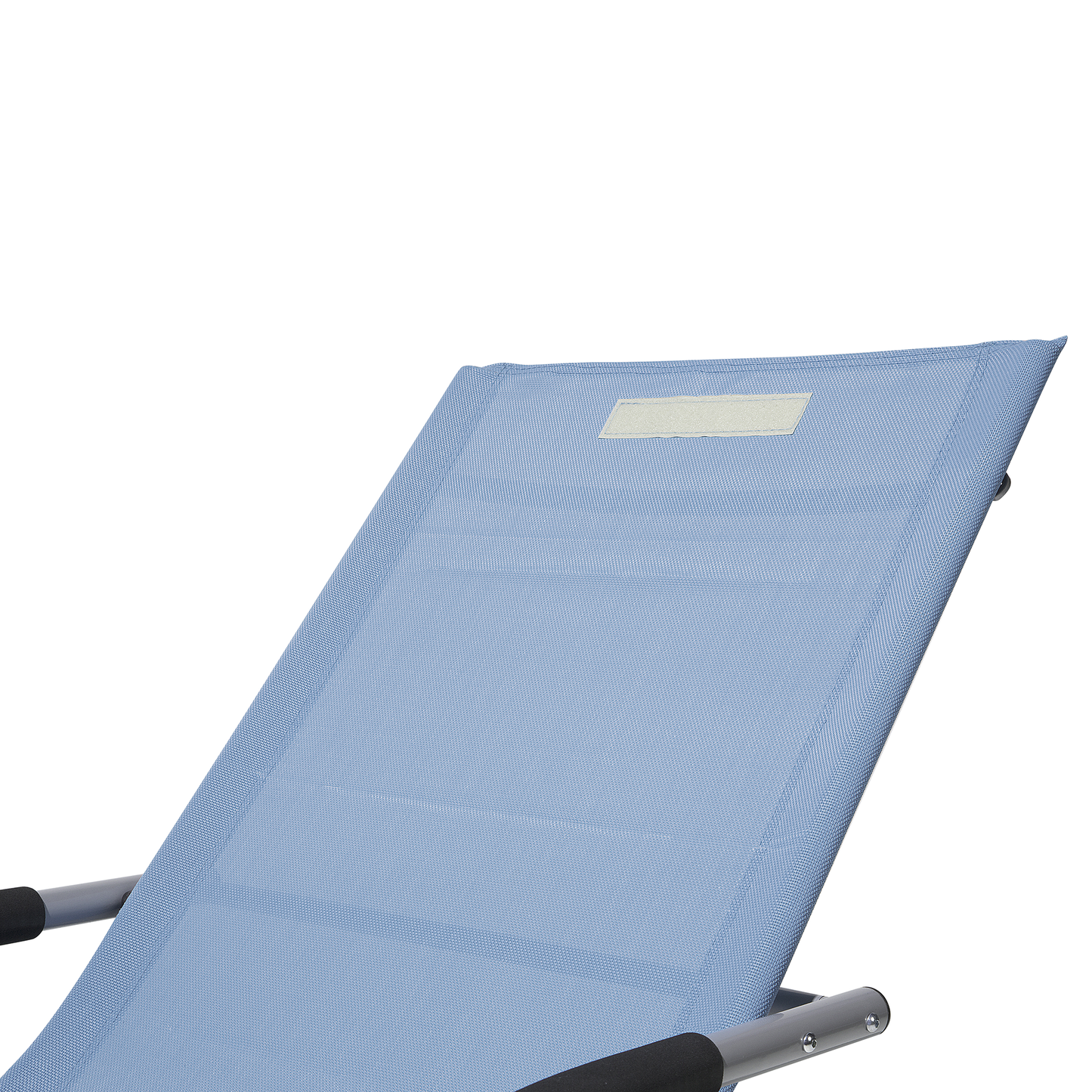 Gartenliege blau Textil Schaukelfunktion CARANO