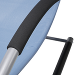 Gartenliege blau Textil Schaukelfunktion CARANO