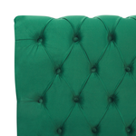 Bett mit Lattenrost Samtstoff AVALLON 180 x 200 cm Smaragdgrün