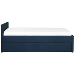Ausziehbett Stoff MARMANDE 90 x 200 cm Marineblau