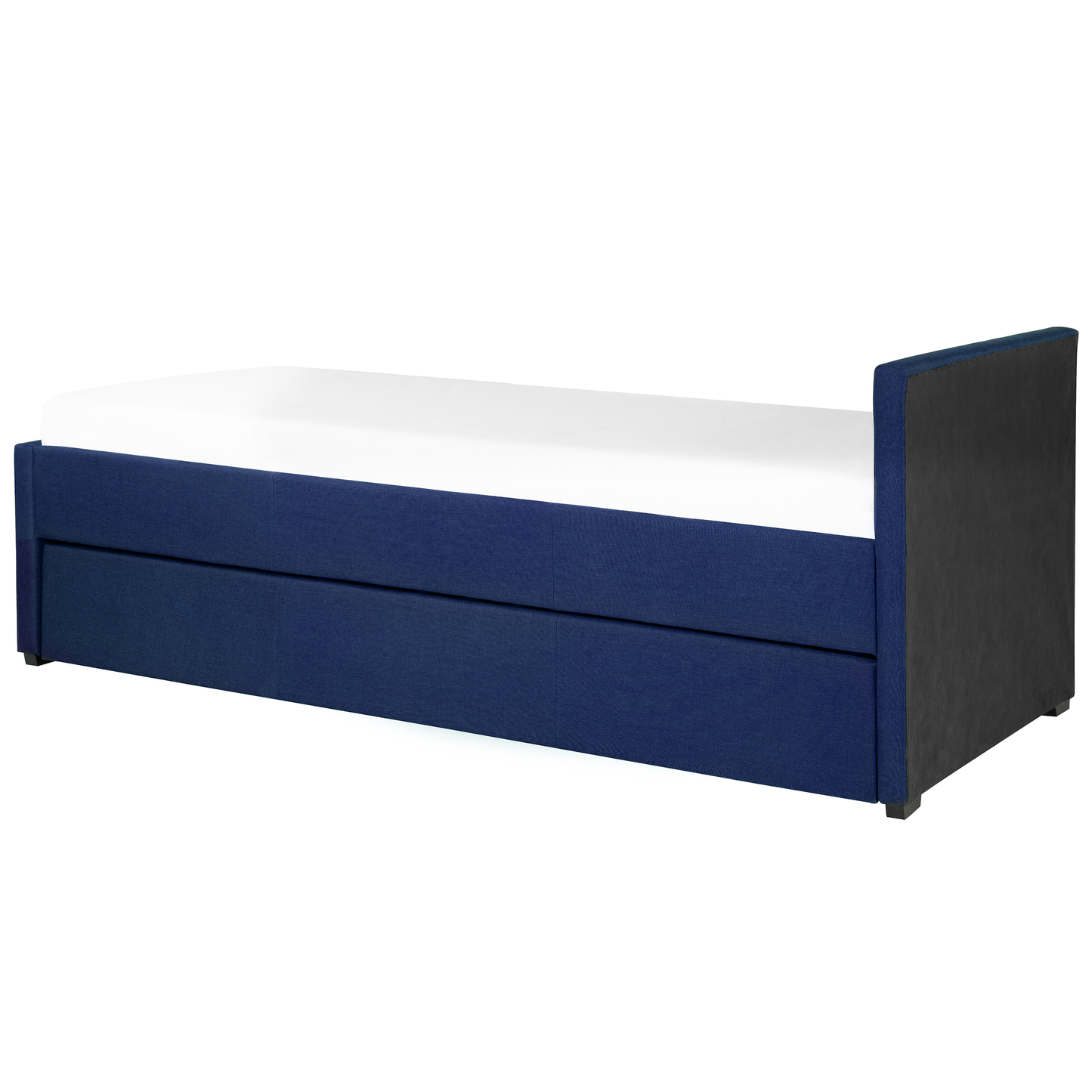 Ausziehbett Stoff MARMANDE 90 x 200 cm Marineblau