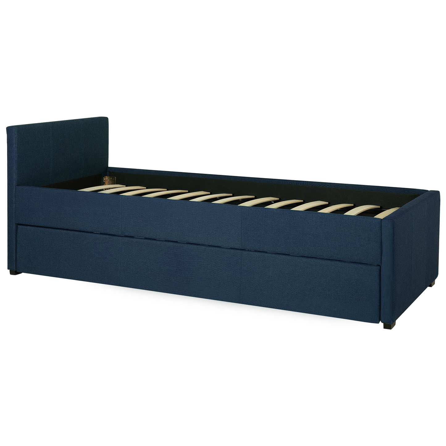 Ausziehbett Stoff MARMANDE 90 x 200 cm Marineblau
