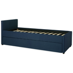Ausziehbett Stoff MARMANDE 90 x 200 cm Marineblau