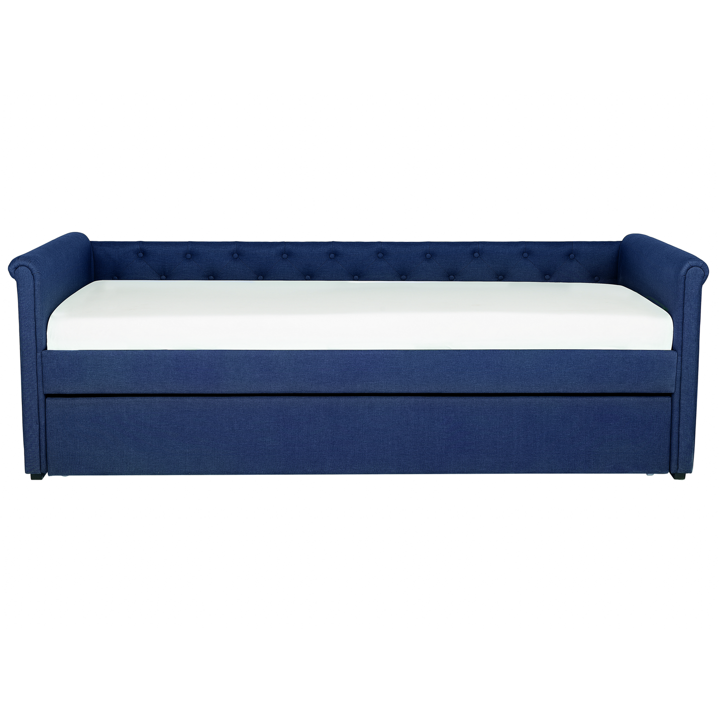 Ausziehbett Stoff LIBOURNE 90 x 200 cm Marineblau
