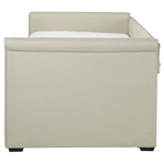 Ausziehbett Stoff LIBOURNE 90 x 200 cm Beige