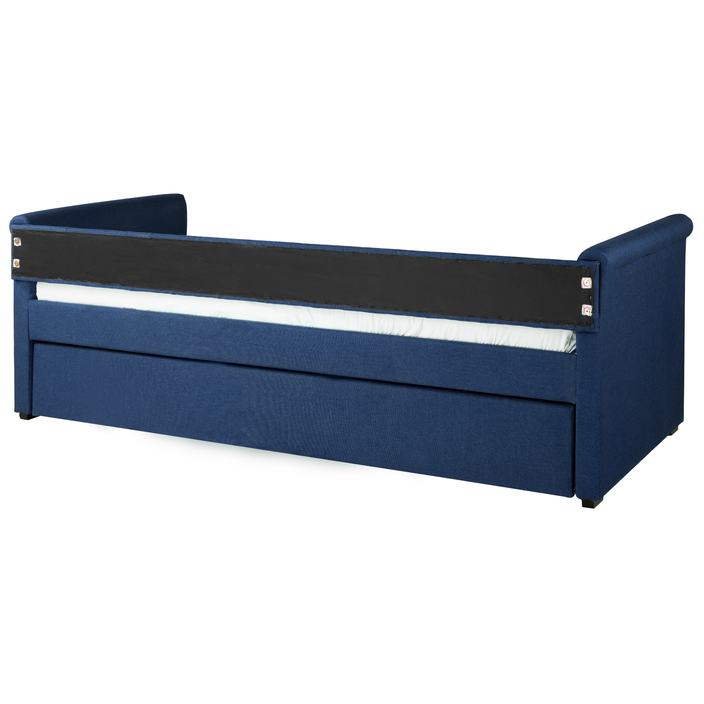 Ausziehbett Stoff LIBOURNE 90 x 200 cm Marineblau
