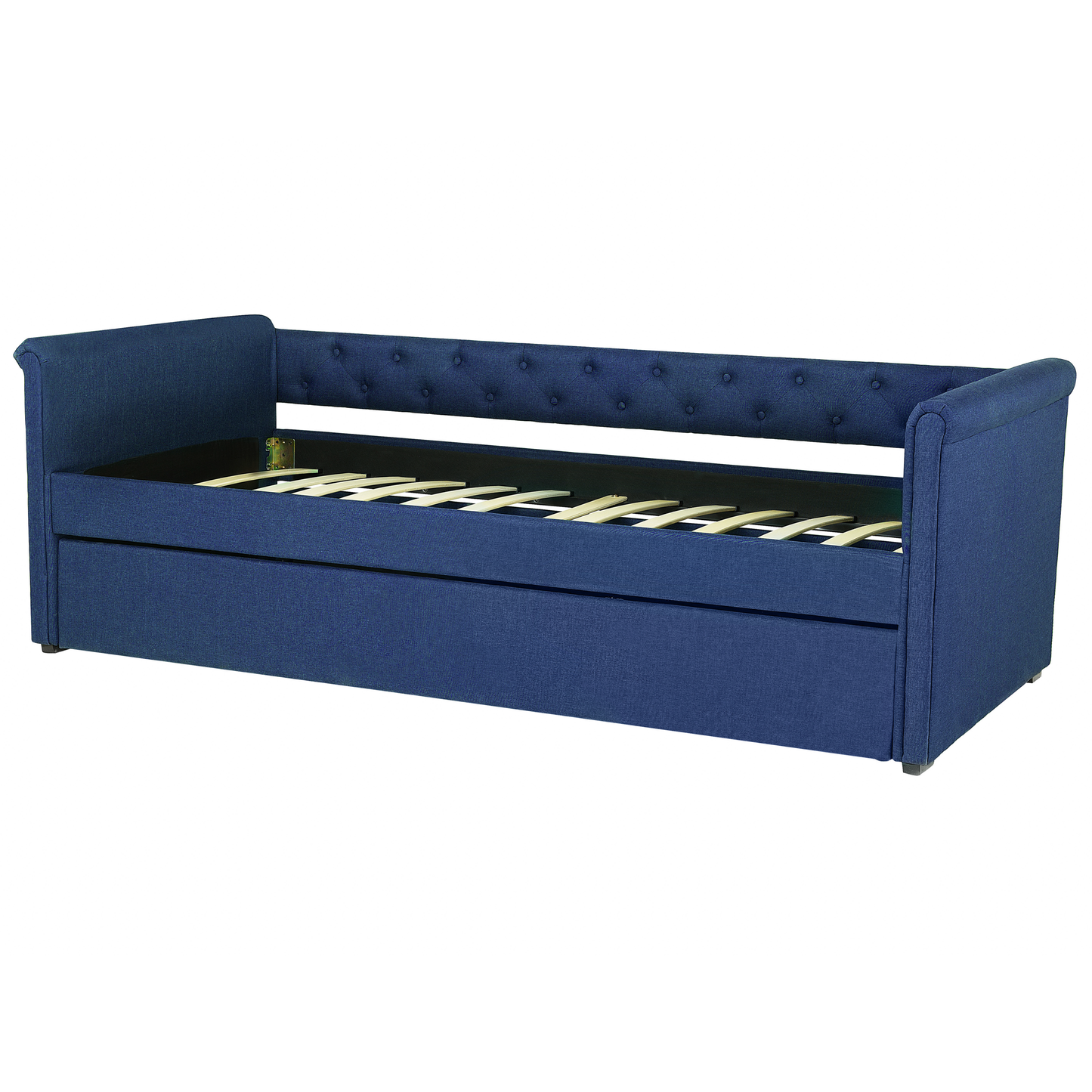 Ausziehbett Stoff LIBOURNE 90 x 200 cm Marineblau