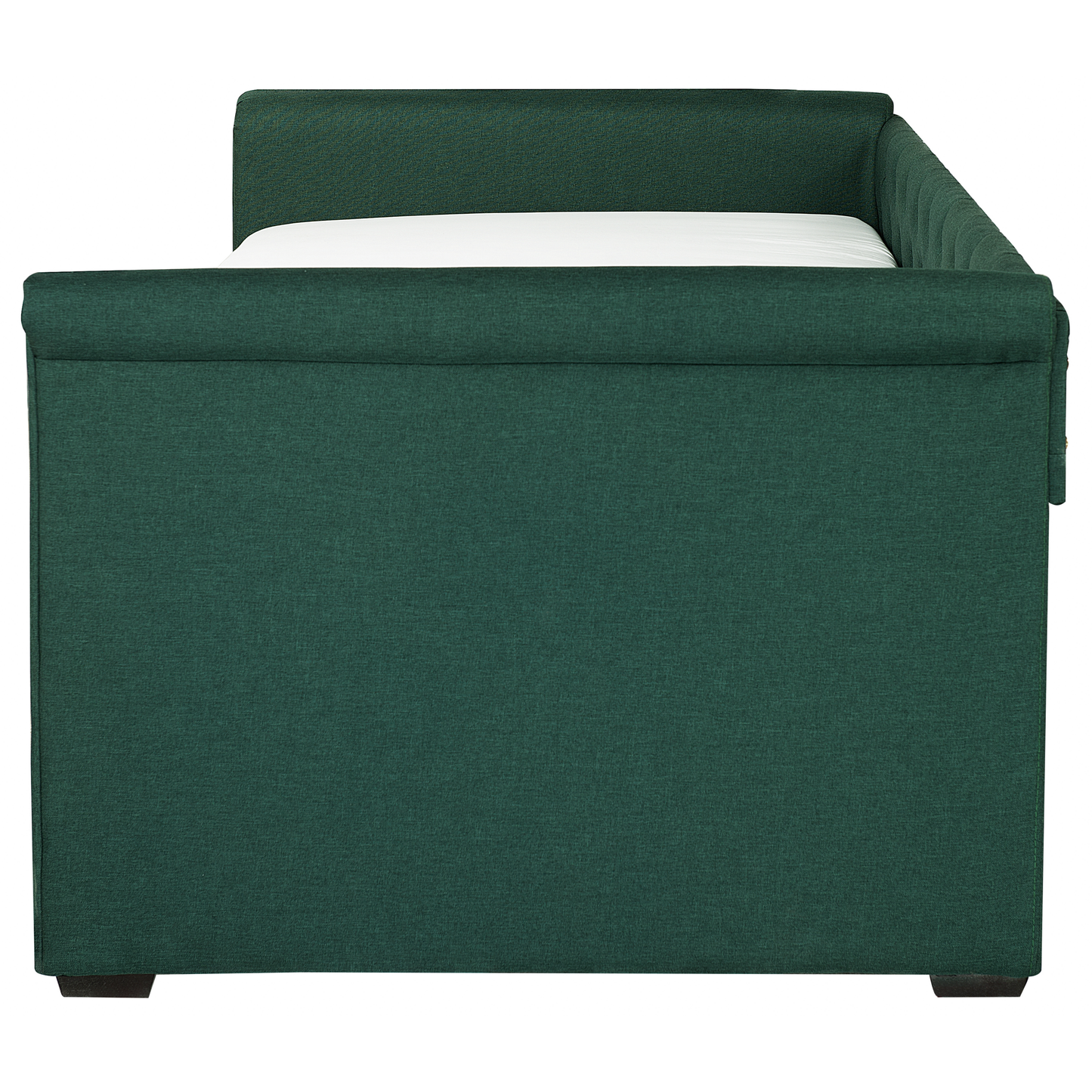 Ausziehbett Stoff LIBOURNE 90 x 200 cm Dunkelgrün