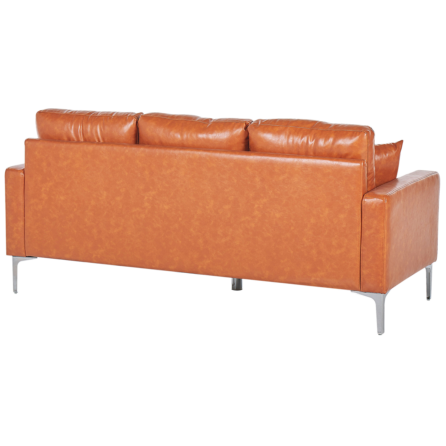 3-Sitzer Sofa Kunstleder goldbraun GAVLE