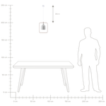 Hängelampe MAVONE Metall Weiss