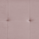 Polsterbett Samtstoff rosa 160 x 200 cm LILLE
