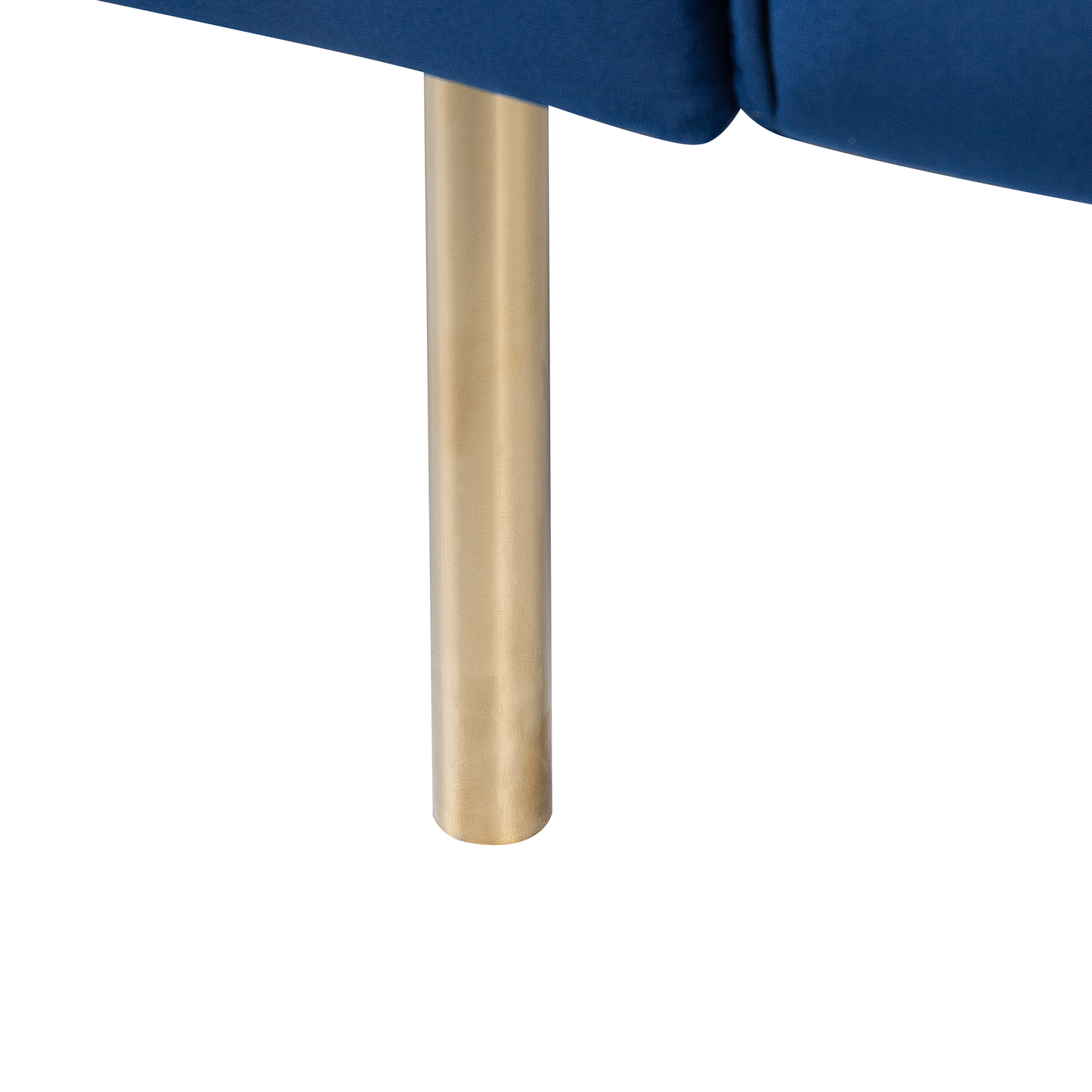 3-Sitzer Schlafsofa Samtstoff marineblau VISNES