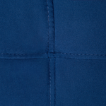 3-Sitzer Schlafsofa Samtstoff marineblau VISNES