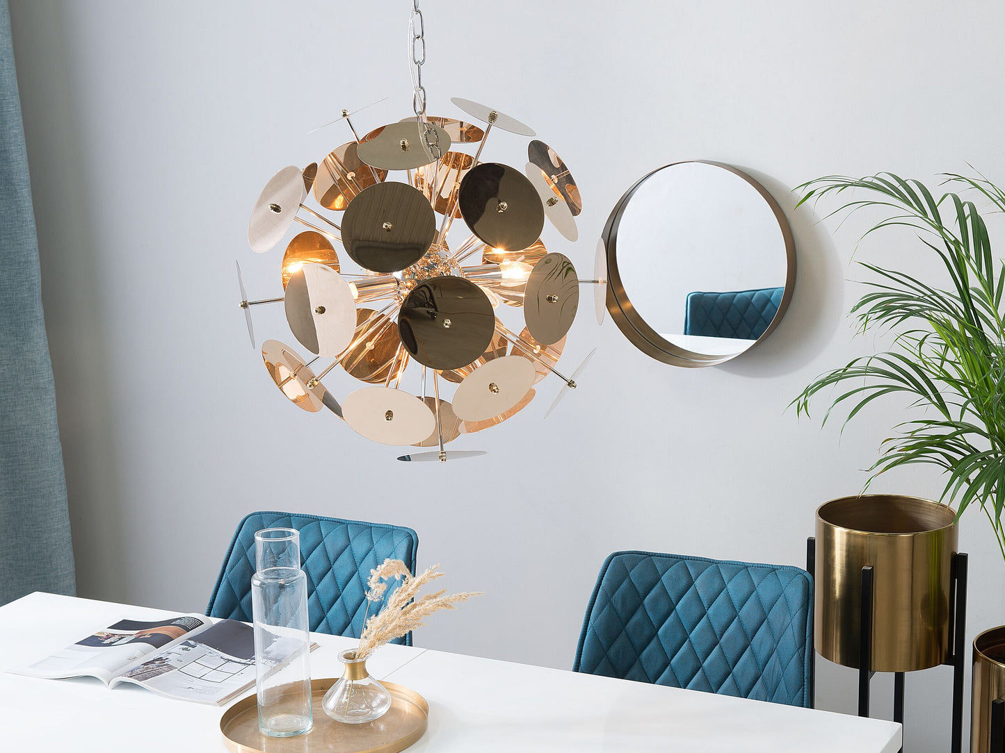 Hängelampe ZAMBEZI Metall Kupfer