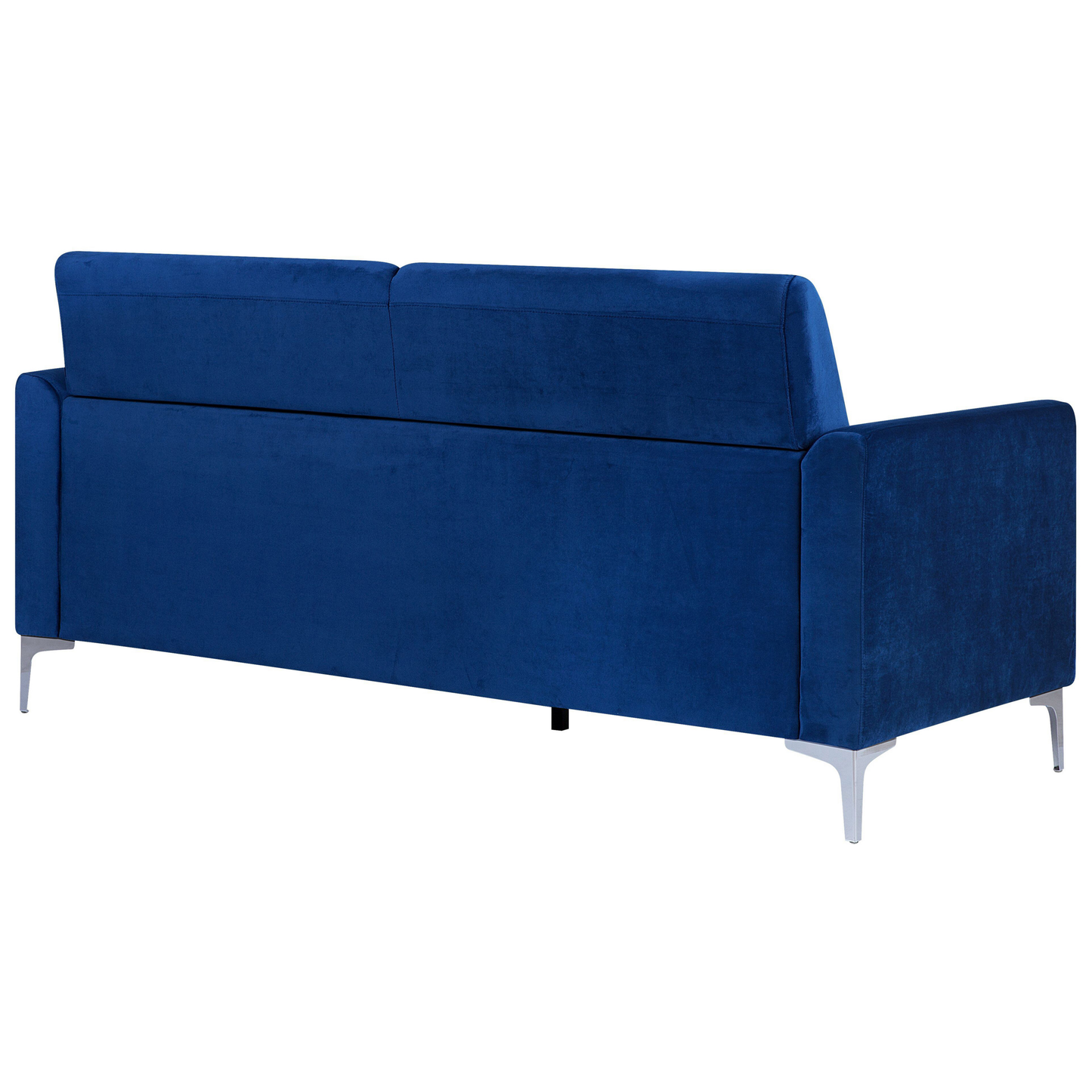 3-Sitzer Sofa Samtstoff marineblau FENES