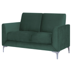 2-Sitzer Sofa Samtstoff grün FENES