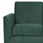 2-Sitzer Sofa Samtstoff grün FENES