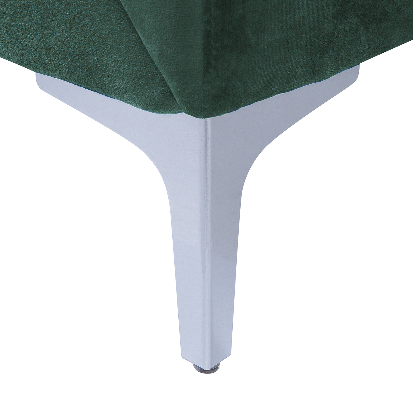 3-Sitzer Sofa Samtstoff grün FENES