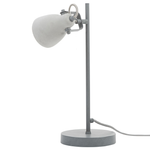 Schreibtischlampe Beton hellgrau 41 cm Glockenform MISTAGO