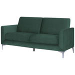 Sofa Set Samtstoff grün 6-Sitzer FENES
