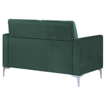 Sofa Set Samtstoff grün 6-Sitzer FENES
