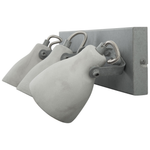 Strahler 3-flammig MISTAGO verstellbar Beton Grau