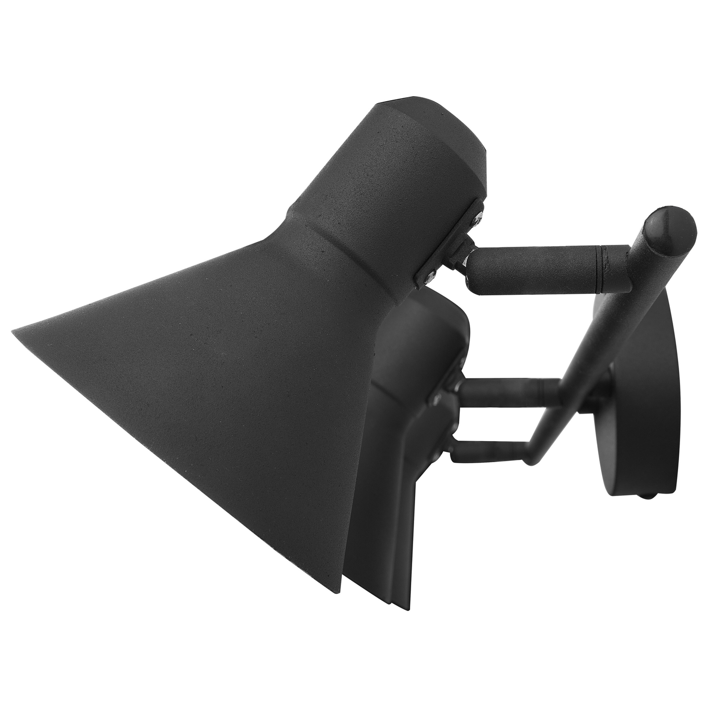Wandleuchte schwarz / gold 3-flammig Kegelform MERSEY III