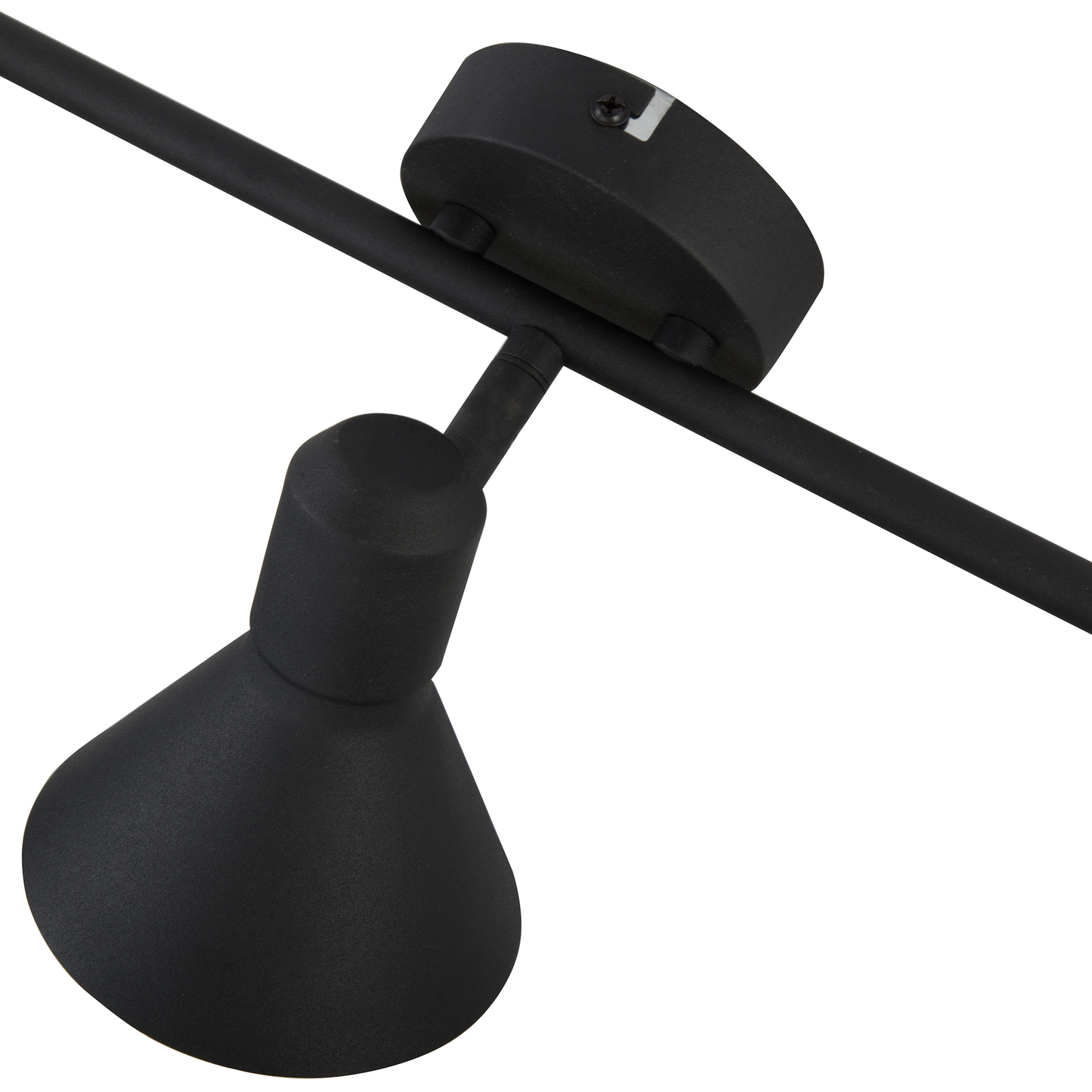 Wandleuchte schwarz / gold 3-flammig Kegelform MERSEY III