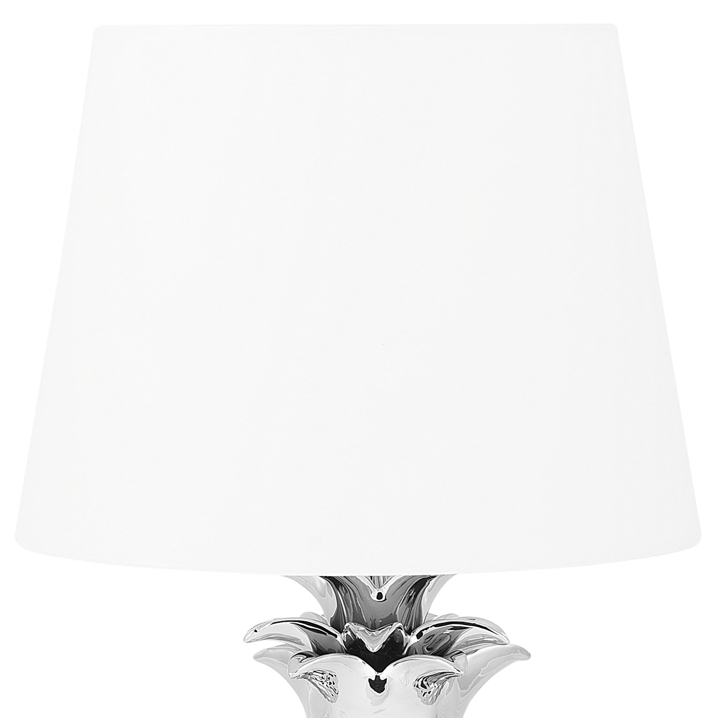 Tischleuchte PINEAPPLE Keramik Silber