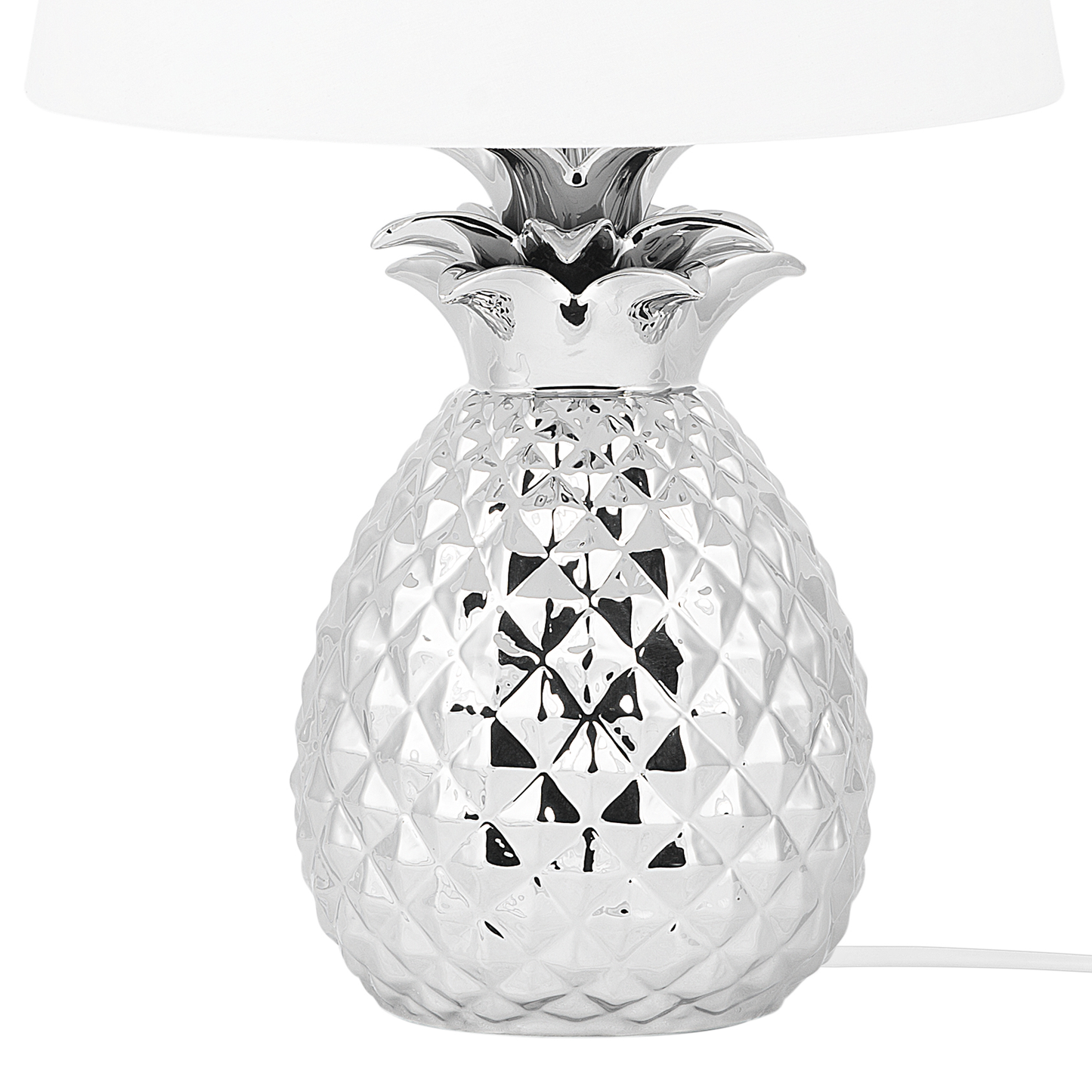 Tischleuchte PINEAPPLE Keramik Silber