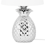 Tischleuchte PINEAPPLE Keramik Silber