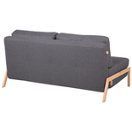 2-Sitzer Schlafsofa dunkelgrau EDLAND
