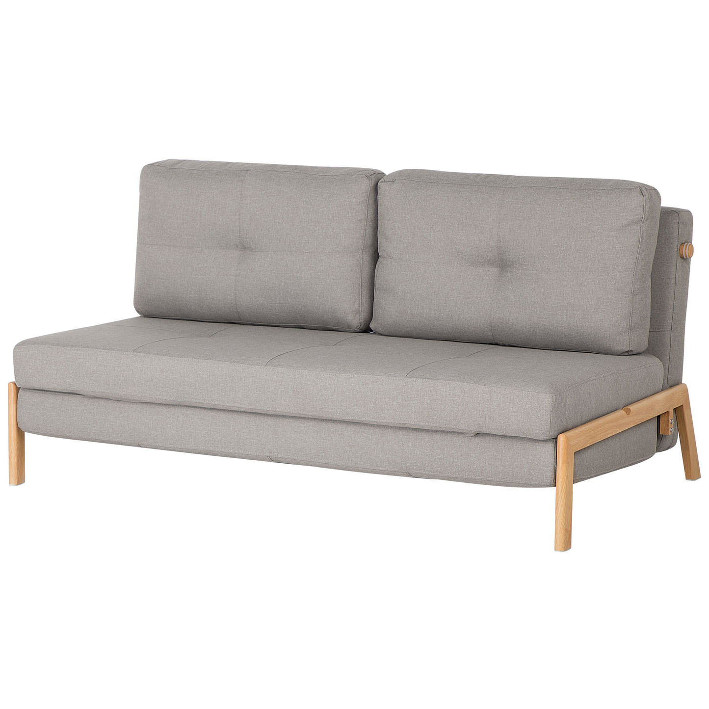 2-Sitzer Schlafsofa hellgrau EDLAND