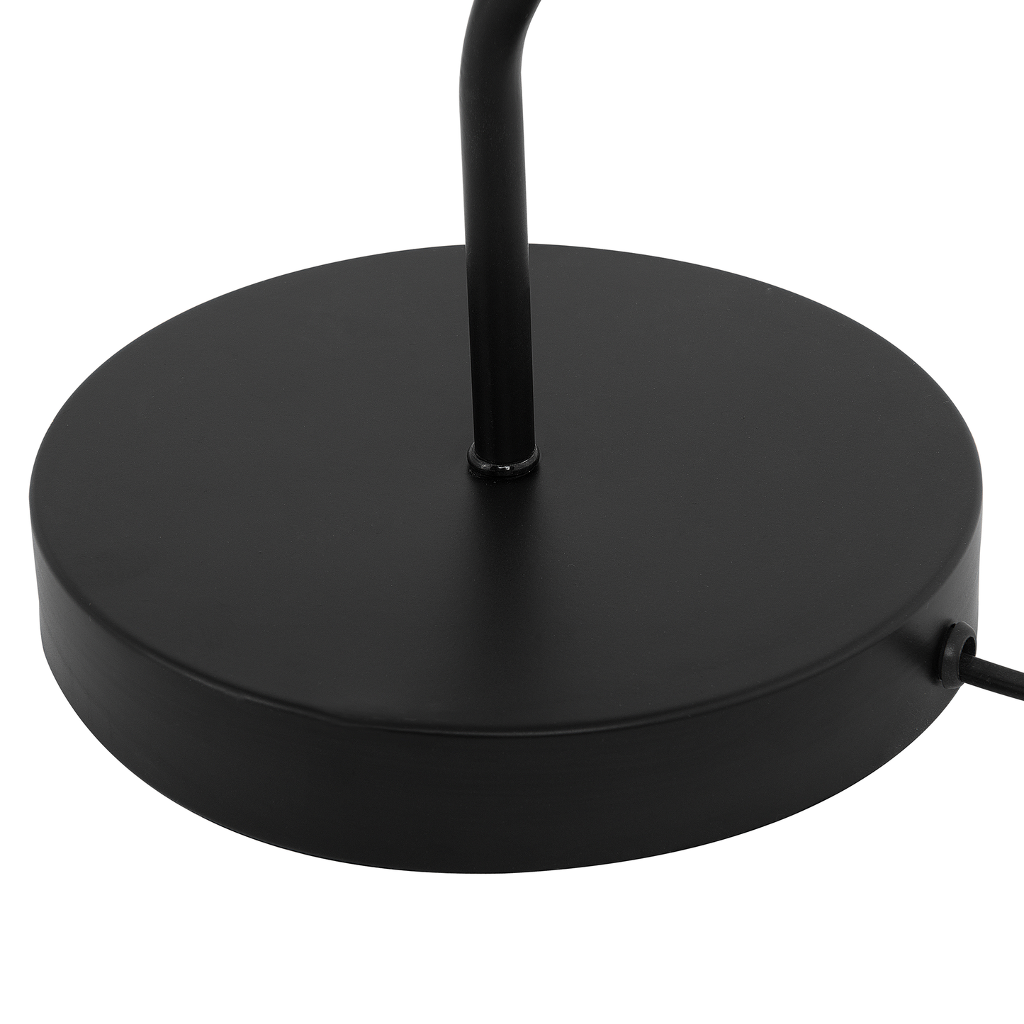 Schreibtischlampe HORTON verstellbar Metall Schwarz