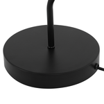 Schreibtischlampe HORTON verstellbar Metall Schwarz