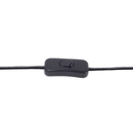 Schreibtischlampe HORTON verstellbar Metall Schwarz