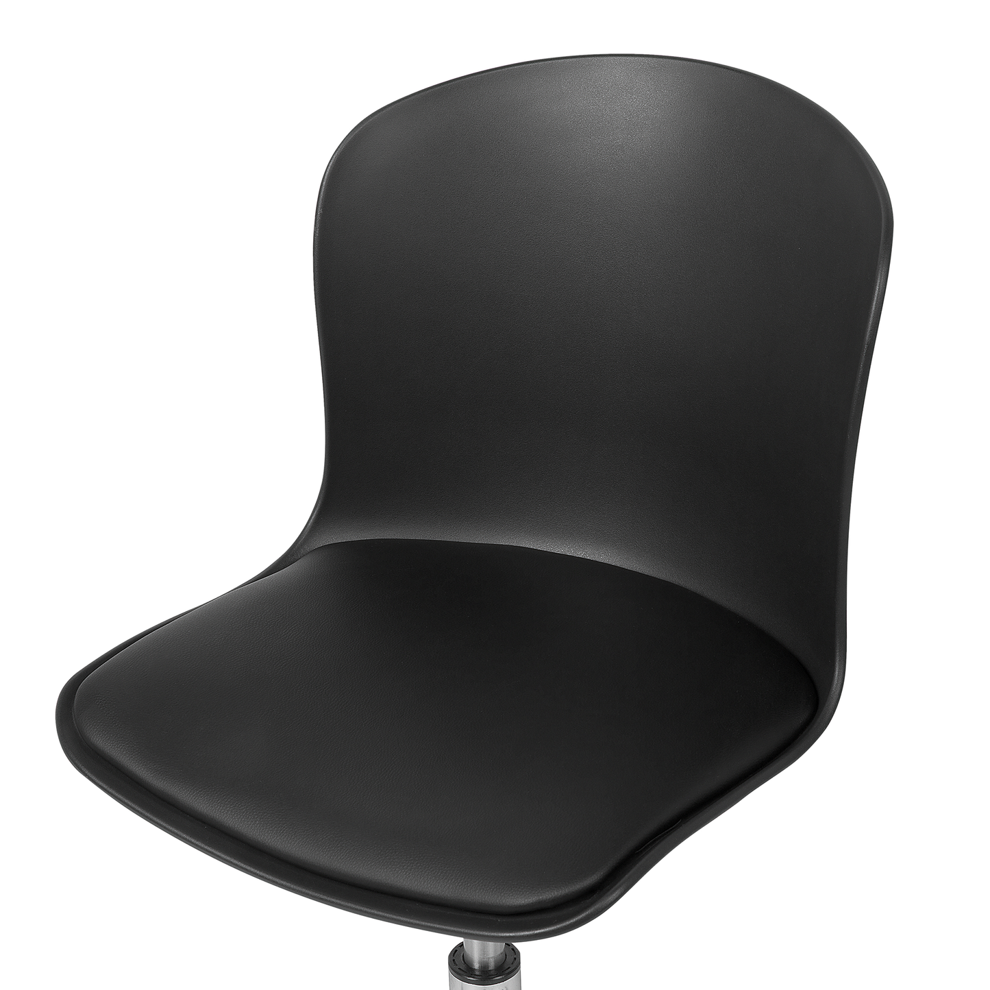 Bürostuhl drehbar VAMO Kunstleder Schwarz