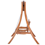 Hollywoodschaukel NOVARA Holz Braun
