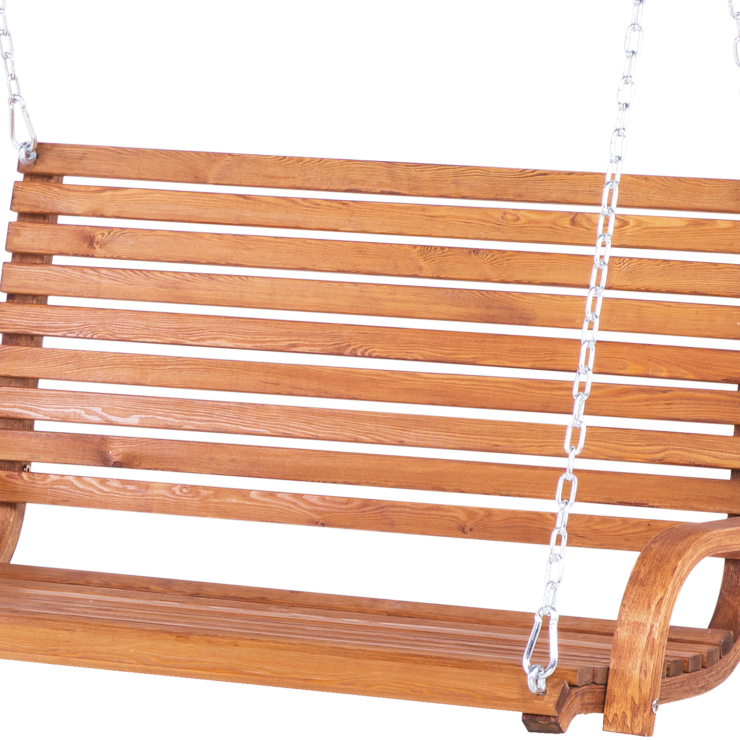 Hollywoodschaukel ANDRIA Holz Braun
