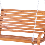 Hollywoodschaukel ANDRIA Holz Braun